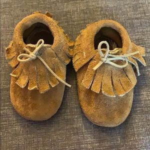 Brown Suede Moccasins